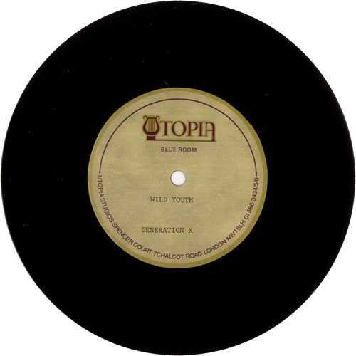 Generation X Wild Youth 7" vinyl single (7 inch record / 45) UK GEX07WI95735