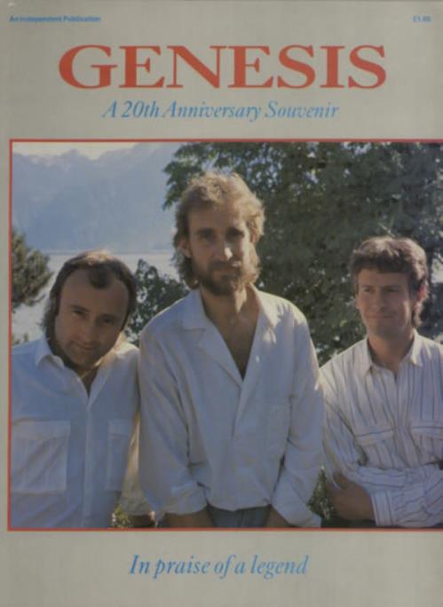 Genesis A 20th Anniversary Souvenir magazine UK GENMAAT135302