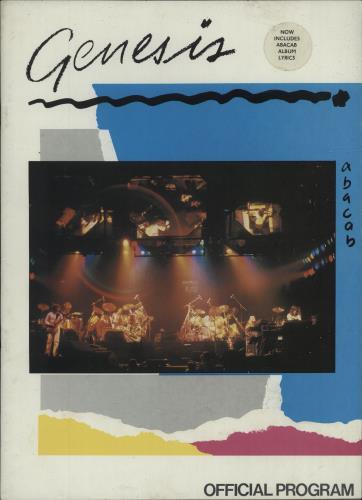 Genesis Abacab + Lyric Sheet/Ticket Stub tour programme UK GENTRAB119618