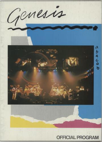 Genesis Abacab + Ticket Stubs tour programme UK GENTRAB687468