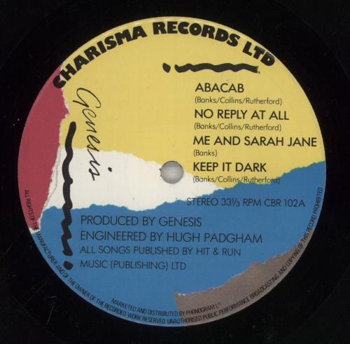Genesis Abacab - G/Y/B/R Sleeve vinyl LP album (LP record) UK GENLPAB390016