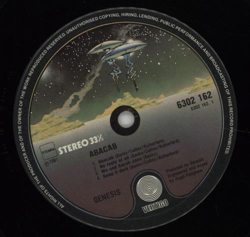 Genesis Abacab - G/Y/B/R vinyl LP album (LP record) Dutch GENLPAB299711