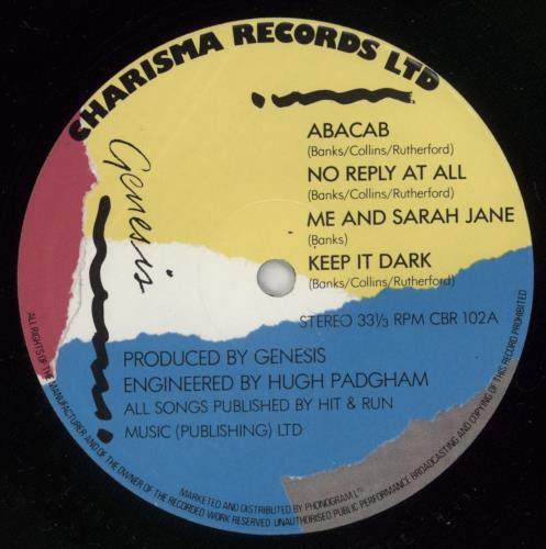 Genesis Abacab - R/B/G/Y Sleeve vinyl LP album (LP record) UK GENLPAB380201