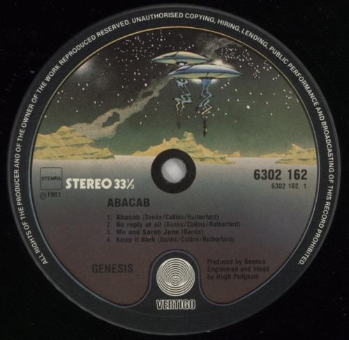 Genesis Abacab - Y/R/B/G Sleeve vinyl LP album (LP record) Dutch GENLPAB865770