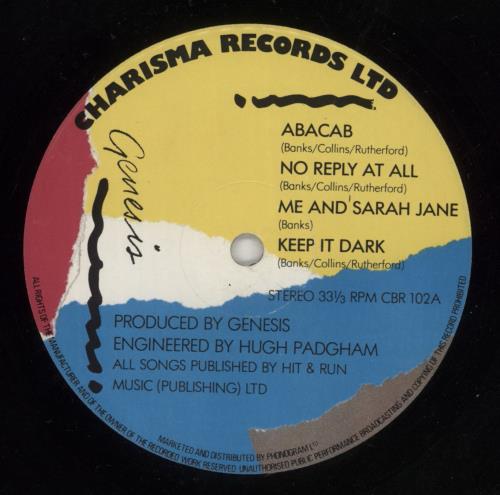 Genesis Abacab - Y/R/G/G Sleeve vinyl LP album (LP record) UK GENLPAB401762