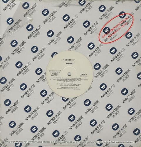 Genesis Abacab vinyl LP album (LP record) Mexican GENLPAB178576