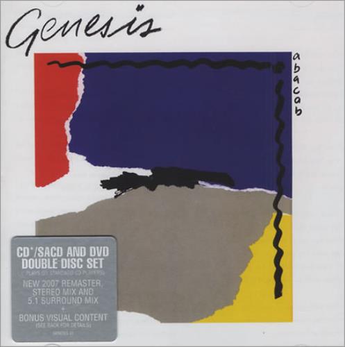 Genesis Abacab 2-disc CD/DVD set UK GEN2DAB395086