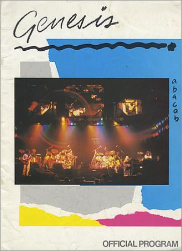 Genesis Abacab tour programme UK GENTRAB405065