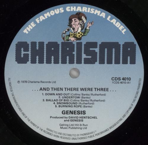 Genesis And Then There Were Three - 2nd vinyl LP album (LP record) UK GENLPAN518539