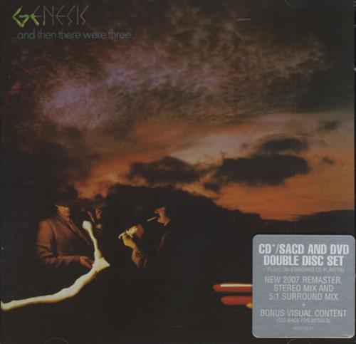 Genesis And Then There Were Three 2-disc CD/DVD set UK GEN2DAN395081