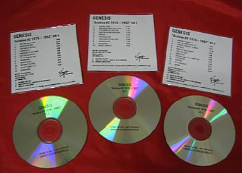 Genesis Archive # 2 - 1976-1992 CD-R acetate UK GENCRAR191509