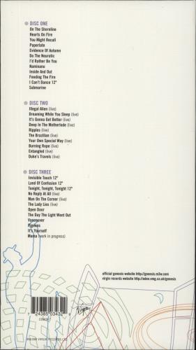 Genesis Archive #2 1976-1992 3-CD album set (Triple CD) UK GEN3CAR169971