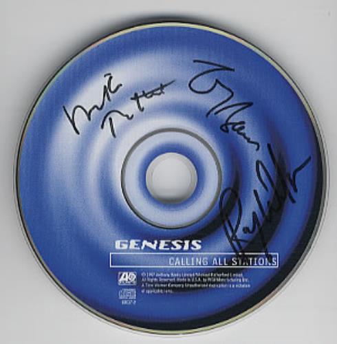 Genesis Call All Stations - AUTOGRAPHED CD album (CDLP) US GENCDCA311190
