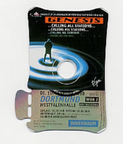 Genesis Calling All Stations - Dortmund CD single (CD5 / 5") German GENC5CA155409