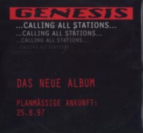 Genesis Calling All Stations CD album (CDLP) German GENCDCA127385