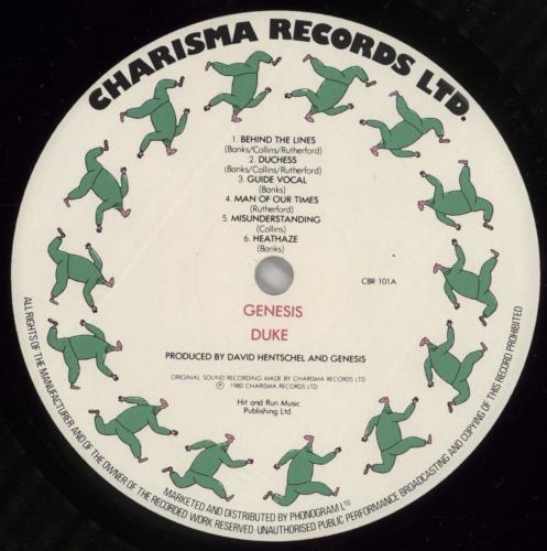 Genesis Duke - Stickered Sleeve vinyl LP album (LP record) UK GENLPDU249606