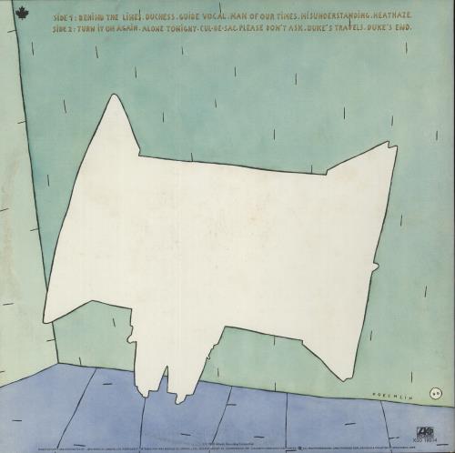 Genesis Duke vinyl LP album (LP record) Canadian GENLPDU256709