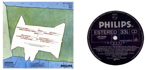 Genesis Duke vinyl LP album (LP record) Mexican GENLPDU450415