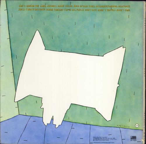 Genesis Duke US vinyl LP album (LP record) (769941)