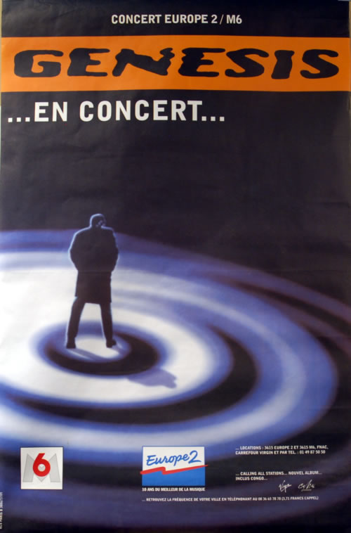 Genesis En Concert poster French GENPOEN202526