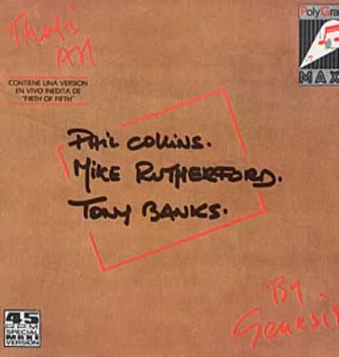 Genesis Eso Es Todo 12" vinyl single (12 inch record / Maxi-single) Argentinean GEN12ES146911