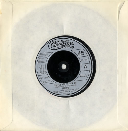 Genesis Follow You Follow Me 7" vinyl single (7 inch record / 45) UK GEN07FO566365