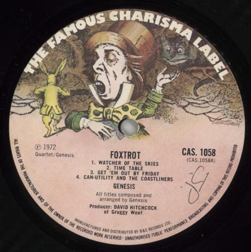 Genesis Foxtrot - 1st - VG - WOL vinyl LP album (LP record) UK GENLPFO872181