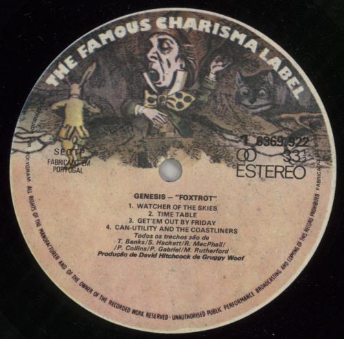 Genesis Foxtrot - Export copy vinyl LP album (LP record) Portuguese GENLPFO866214