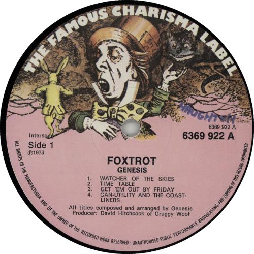 Genesis Foxtrot vinyl LP album (LP record) South African GENLPFO647733