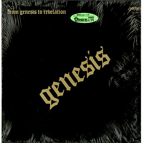 Genesis From Genesis To Revelation + Insert vinyl LP album (LP record) US GENLPFR77887