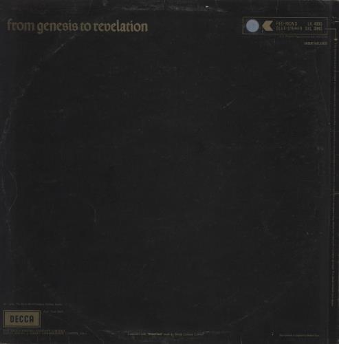Genesis From Genesis To Revelation - 1st vinyl LP album (LP record) UK GENLPFR757748
