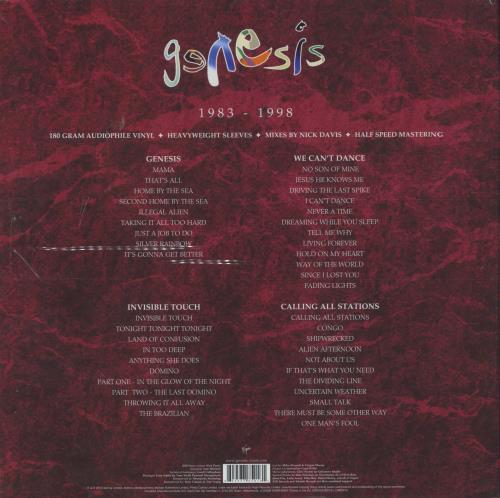 Genesis Genesis 1983 - 1998 - Sealed Vinyl Box Set UK GENVXGE630542