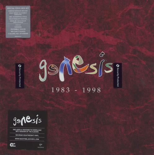 Genesis Genesis 1983 - 1998 Vinyl Box Set UK GENVXGE630542