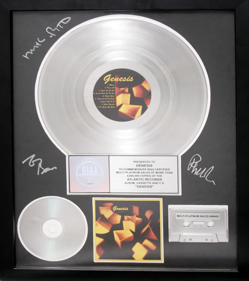 Genesis Genesis award disc UK GENAWGE557501