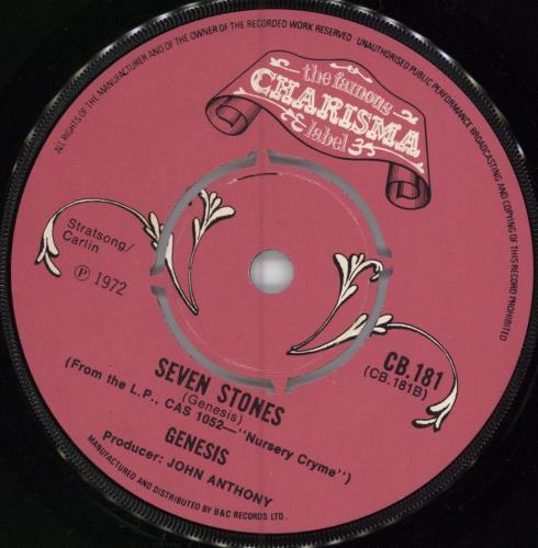 Genesis Happy The Man - 1st - 4pr 7" vinyl single (7 inch record / 45) UK GEN07HA780996