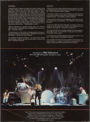 Genesis I Know What I Like book US GENBKIK114519