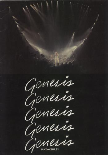 Genesis In Concert 1982 tour programme UK GENTRIN648705