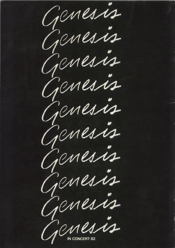 Genesis In Concert 1982 tour programme UK GENTRIN648705
