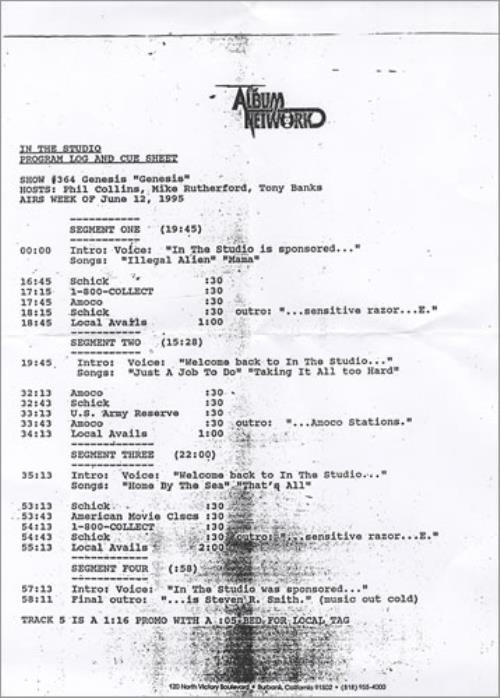 Genesis In The Studio - Genesis CD album (CDLP) US GENCDIN115793