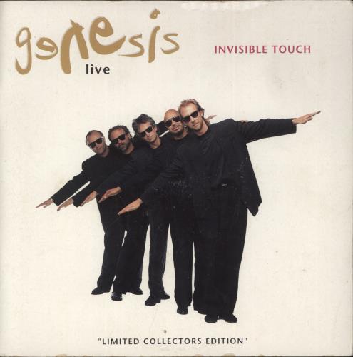 Genesis Invisible Touch - Photo Booklet 7" vinyl single (7 inch record / 45) UK GEN07IN17532