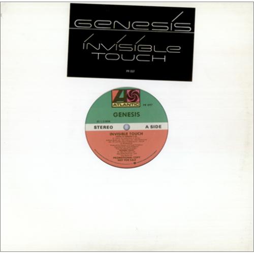Genesis Invisible Touch 12" vinyl single (12 inch record / Maxi-single) US GEN12IN55333