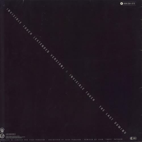 Genesis Invisible Touch 12" vinyl single (12 inch record / Maxi-single) German GEN12IN806755