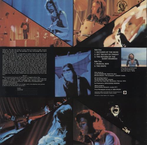 Genesis Live - 3rd vinyl LP album (LP record) UK GENLPLI373459
