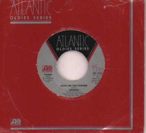 Genesis Man On The Corner 7" vinyl single (7 inch record / 45) US GEN07MA651443