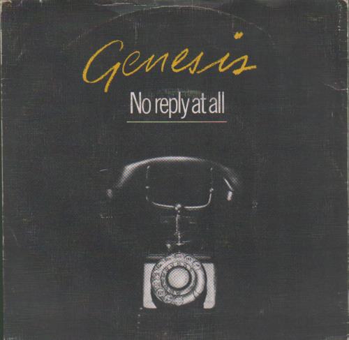 Genesis No Reply At All 7" vinyl single (7 inch record / 45) Portuguese GEN07NO676969