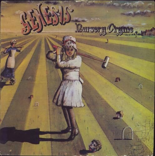 Genesis Nursery Cryme - VG vinyl LP album (LP record) UK GENLPNU781870