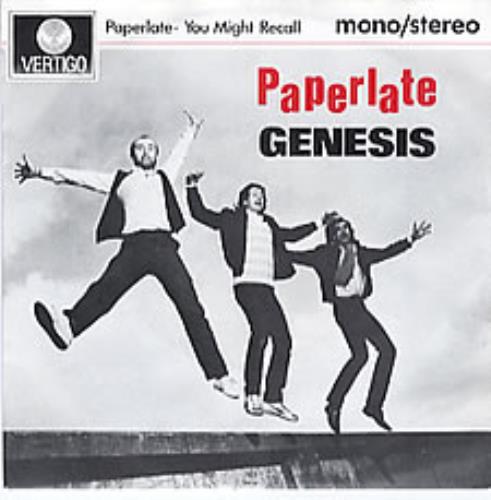 Genesis Paperlate 7" vinyl single (7 inch record / 45) Dutch GEN07PA282758