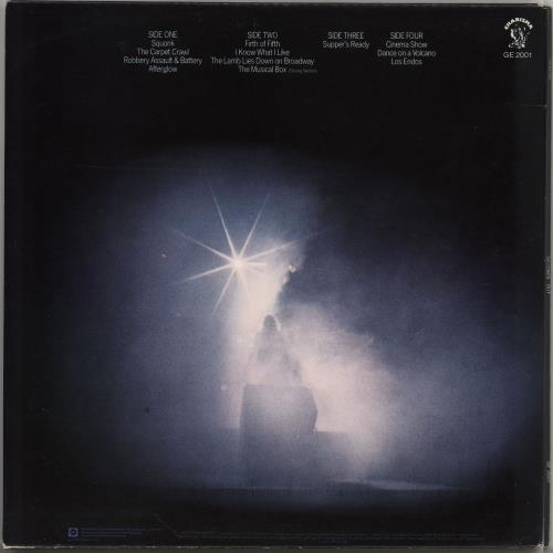 Genesis Seconds Out 2-LP vinyl record set (Double LP Album) Irish GEN2LSE765019