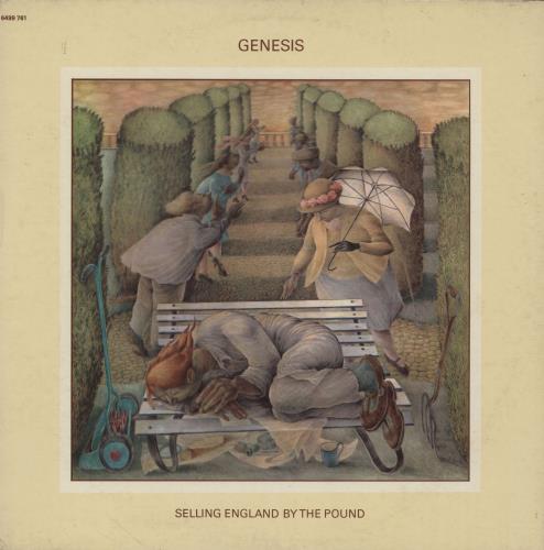 Genesis Selling England By The Pound + Insert vinyl LP album (LP record) French GENLPSE758053