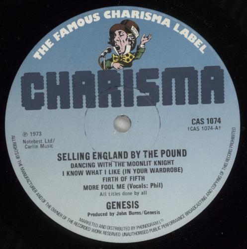 Genesis Selling England By The Pound - 4th vinyl LP album (LP record) UK GENLPSE674887